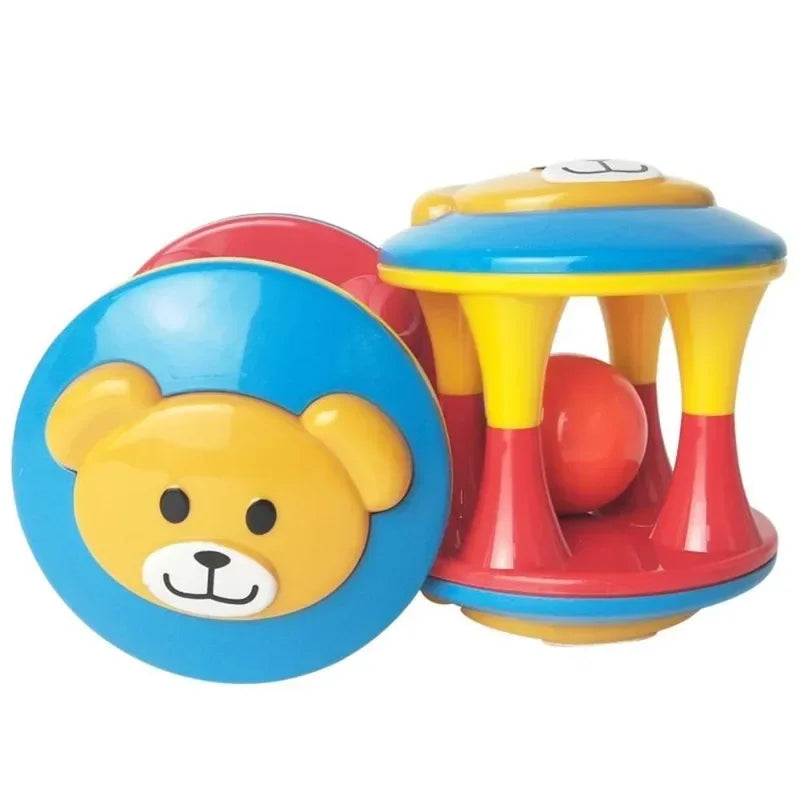 Brinquedos para bebês para crianças Animal Bola Urso de duas cabeças Sinos Móbile Chocalho Infantil Desenvolver Inteligência