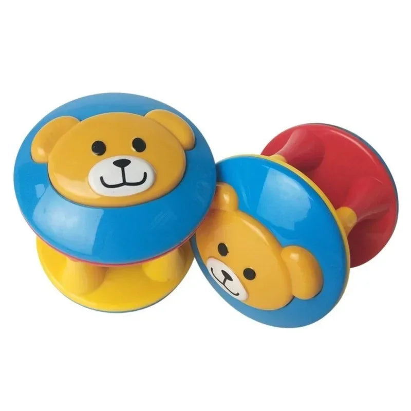 Brinquedos para bebês para crianças Animal Bola Urso de duas cabeças Sinos Móbile Chocalho Infantil Desenvolver Inteligência