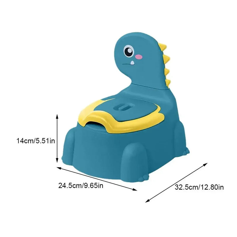 Dinossauro dos desenhos animados Espessamento Potty para bebê, banheiro infantil, assento de treinamento, mictórios para meninos e meninas, suprimentos de banheiro